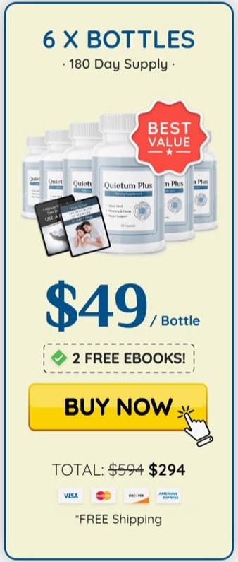 Quietum Plus - 6 Bottles